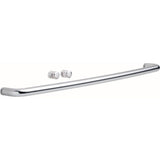 Simplicity 60 x 58-3/4 in. Frameless Contemporary Sliding Bathtub Door in Chrome with Transition Glass - Super Arbor