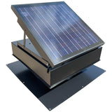 1280 CFM Powder Coated Galvanized Steel Hybrid (Solar/Electric) Powered Attic Fan with Adjustable Solar Panels - Super Arbor