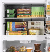 GE 17.5 cu. ft. Top Freezer Refrigerator in White