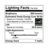 50-Watt Equivalent PAR20 Energy Star and Dimmable LED Light Bulb in Warm White 2700K (10-Pack)
