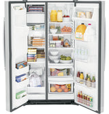 GE 25.3 cu. ft. Side-by-Side Refrigerator in Fingerprint Resistant Stainless Steel, GSS25GYPFS