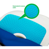 Blue Ergonomic Gel Seat Cushion - Super Arbor