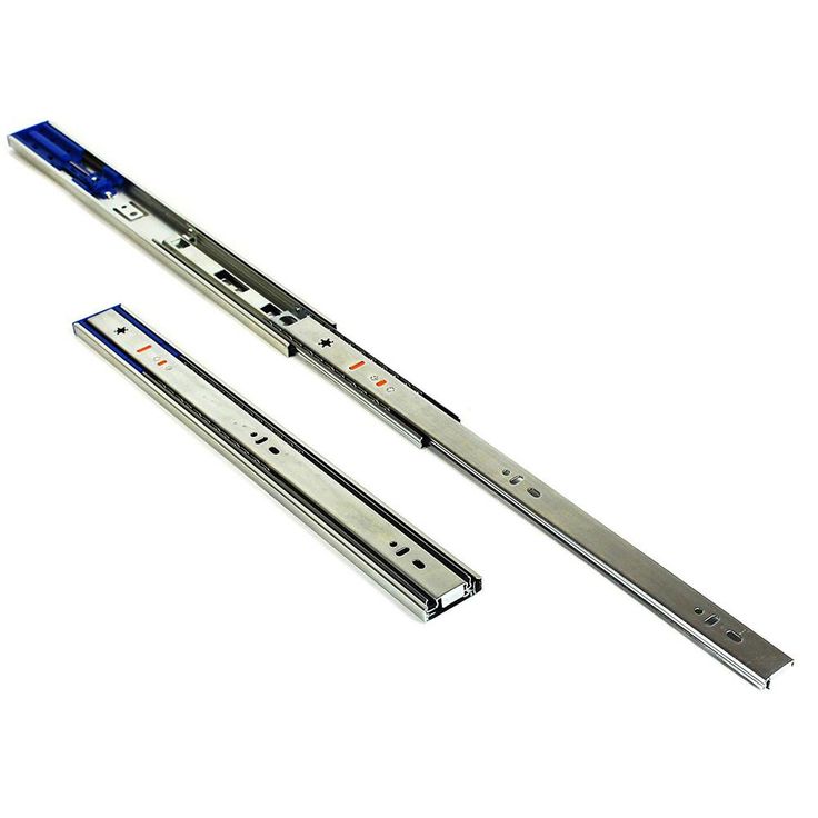 20 in. Soft Close Full Extension Side Mount Ball Bearing Drawer Slide with Installation Screws (10-Pair)