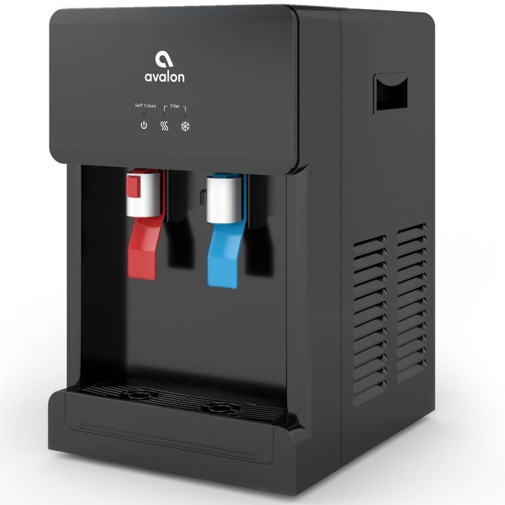Countertop Self Cleaning Touchless Bottle less Water Cooler Dispenser, Hot/Cold Water, NSF/UL/Energy Star, Black