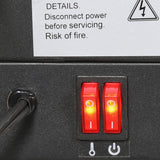 Crestland 13 in. Desktop Electric Fireplace in Black