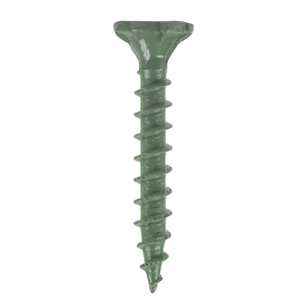 #9 x 2-1/4 in. Serrated Flat Head Star Drive Cement Board Screws (100-Pack)
