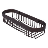 Allied Brass Oval Toiletry Wire Basket in Antique Bronze