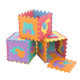 Hey! Play! Multi-Colored 12.5 in. x 12.5 in. x 0.25 in. Interlocking EVA Foam Animal Puzzle Floor Tile (16-Pack)