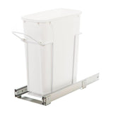 Knape & Vogt 20-Quart Plastic Pull Out Trash Can