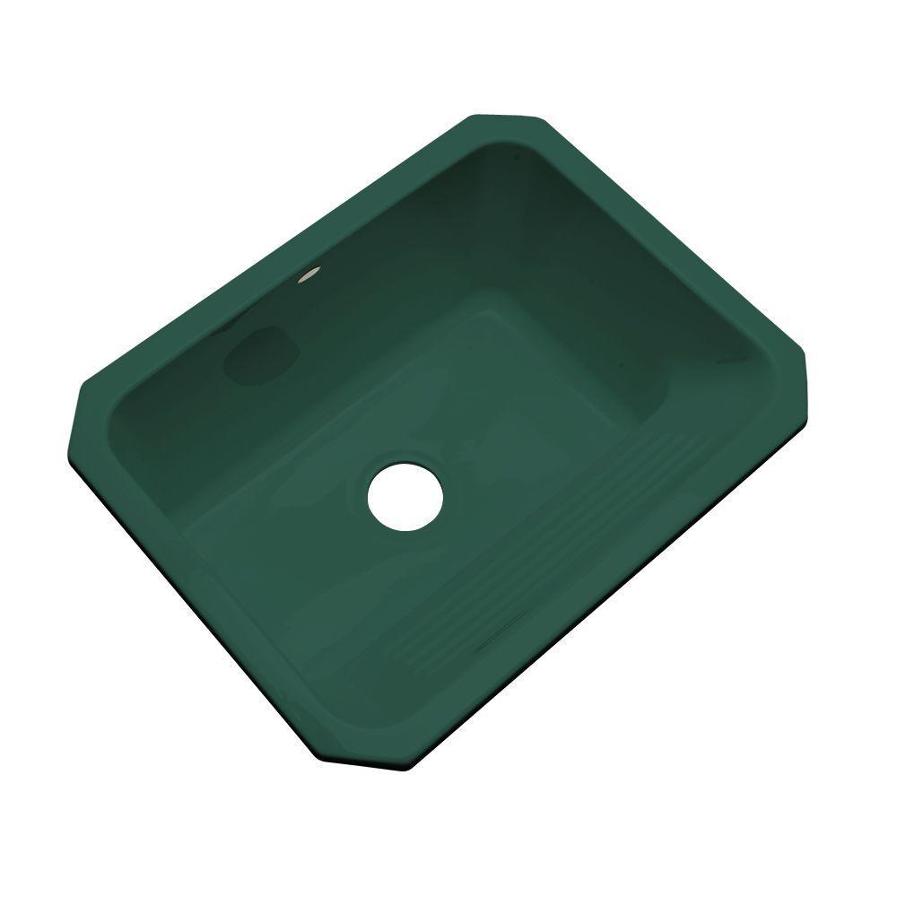 Kensington Undermount Acrylic 25 in. Single Bowl Utility Sink in White - Super Arbor