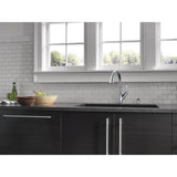 Parkwood Single-Handle Pull-Down Sprayer Kitchen Faucet in Chrome - Super Arbor