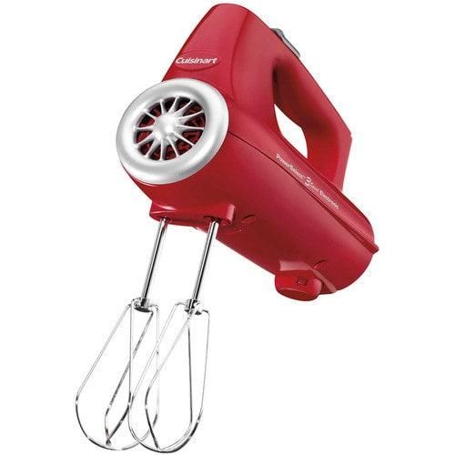 Cuisinart 3-Speed Red Hand Mixer