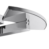 1-Handle Freestanding Floor Mount Roman Tub Faucet Bathtub Filler with Waterfall Style and Hand Shower in Chrome