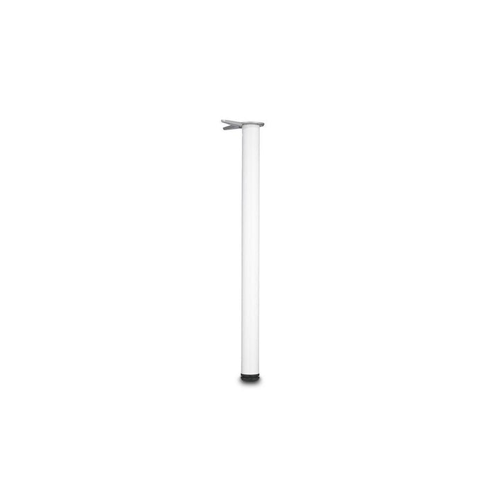 34-1/4 in. White Metal Round Adjustable Leg - Super Arbor