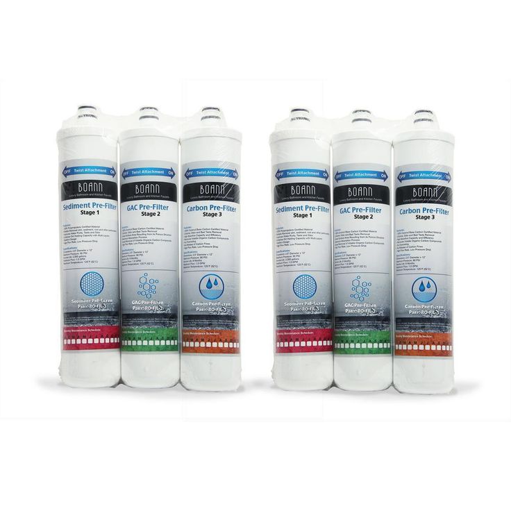 1-Year Filter Pack Reverse Osmosis Water Filtration System