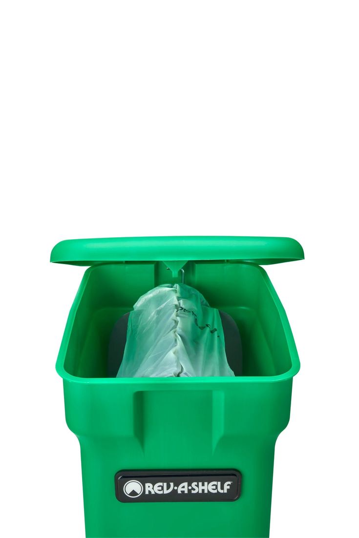 Rev-A-Shelf 35-Quart Plastic Soft Close Pull Out Trash Can
