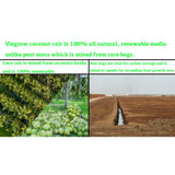 Viagrow 1.4 lbs./650 g Premium Soilless Grow Media Coconut Coir Brick