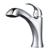 Spot Free Oren Single-Handle Pull-Out Sprayer Kitchen Faucet in All-Brite Stainless Steel - Super Arbor