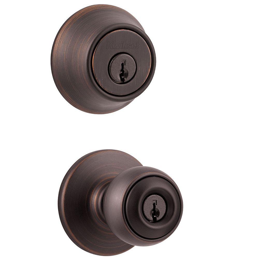 Polo Satin Nickel Single Cylinder Entry Door Knob Lock Deadbolt Combo Pack with Microban Antimicrobial Technology - Super Arbor