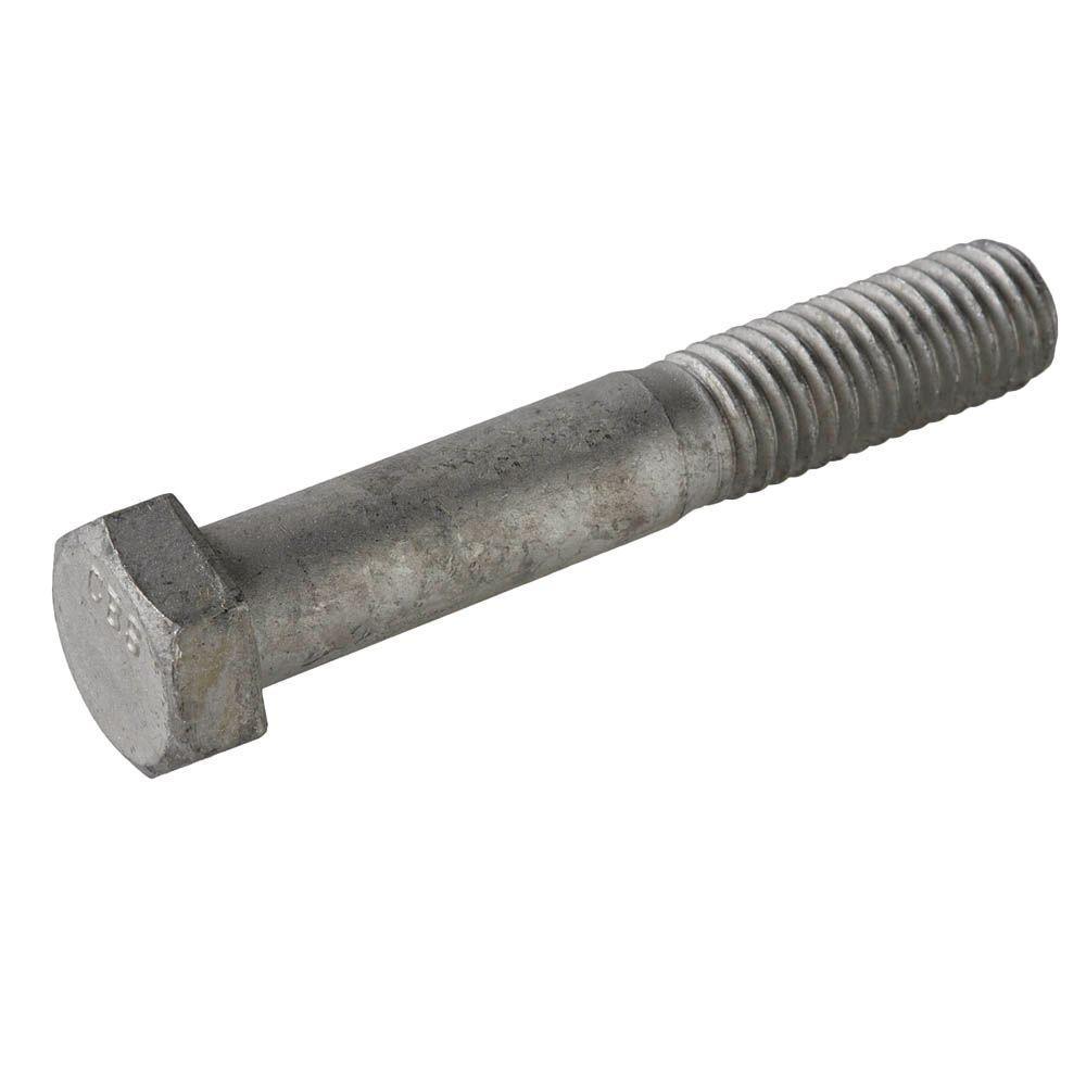 1/4 in. x 2 in. Galvanized Hex Bolt (15-Pack) - Super Arbor