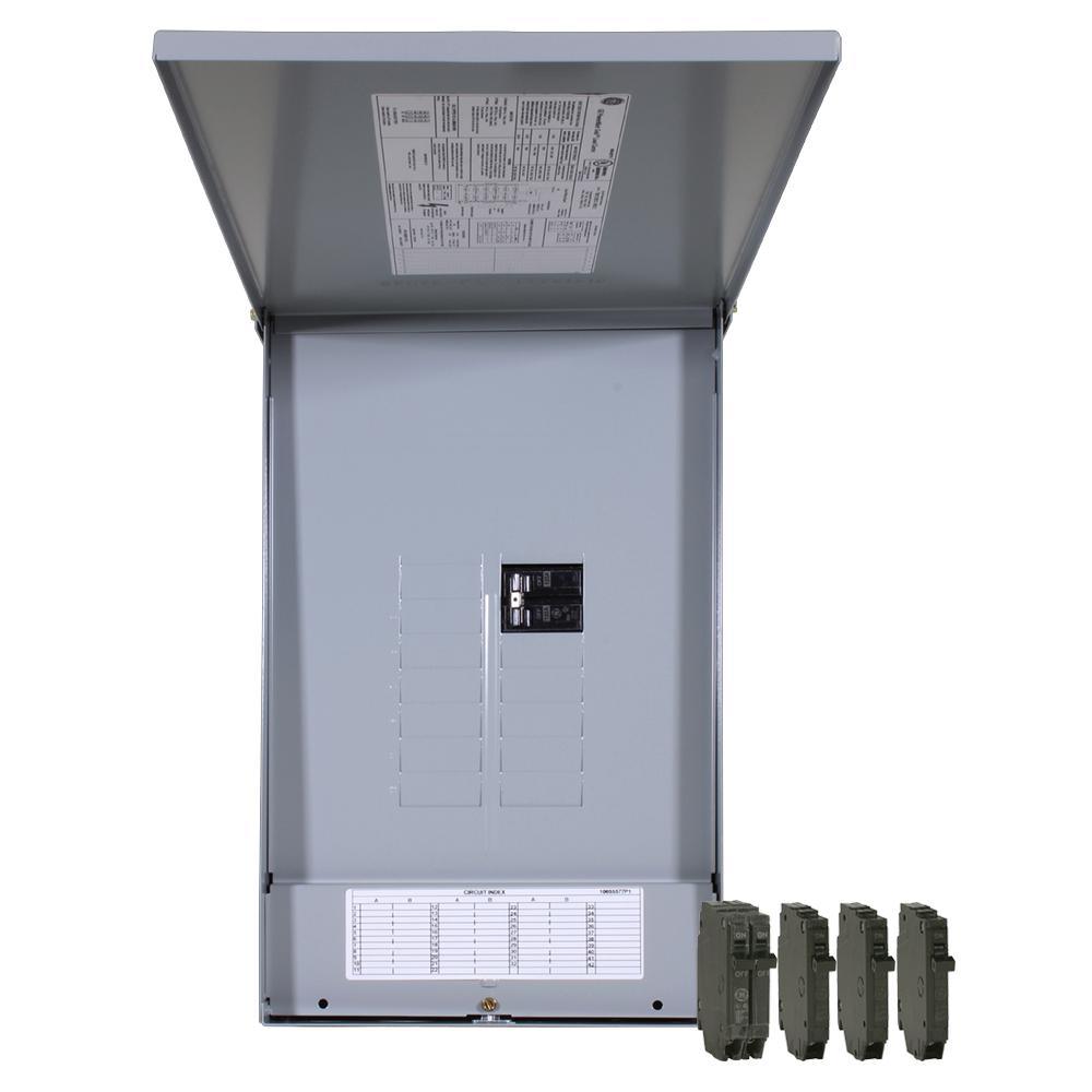200 Amp 20-Space 40-Circuit Main Breaker Outdoor Load Center Contractor Kit - Super Arbor