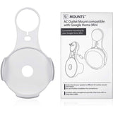 AC Outlet Mount Compatible with Google Home Mini - (Not Compatible with Google Nest Mini 2nd Gen) in White (2-Pack) - Super Arbor