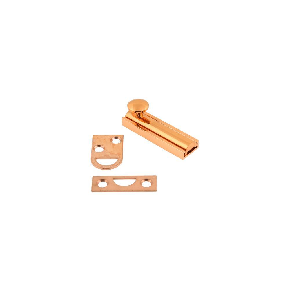 2 in. Solid Brass Surface Bolt in Oil-Rubbed Bronze - Super Arbor