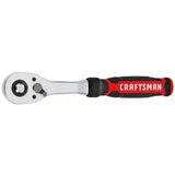 Craftsman Low Profile 3/8 in. Drive Bi-Material Ratchet, 72 Teeth