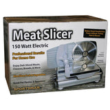 180 W 7.5 in. Silver Electric Meat Slicer