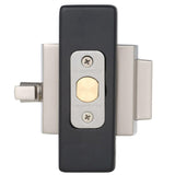 Prestige Spyglass Satin Nickel Square Single Cylinder Deadbolt Featuring SmartKey Security - Super Arbor