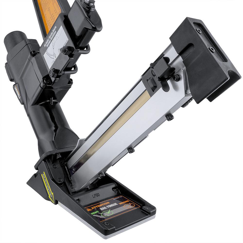 Pneumatic 3-in-1 15.5-Gauge Flooring Stapler and 16-Gauge 2 in. Flooring Nailer with Case - Super Arbor