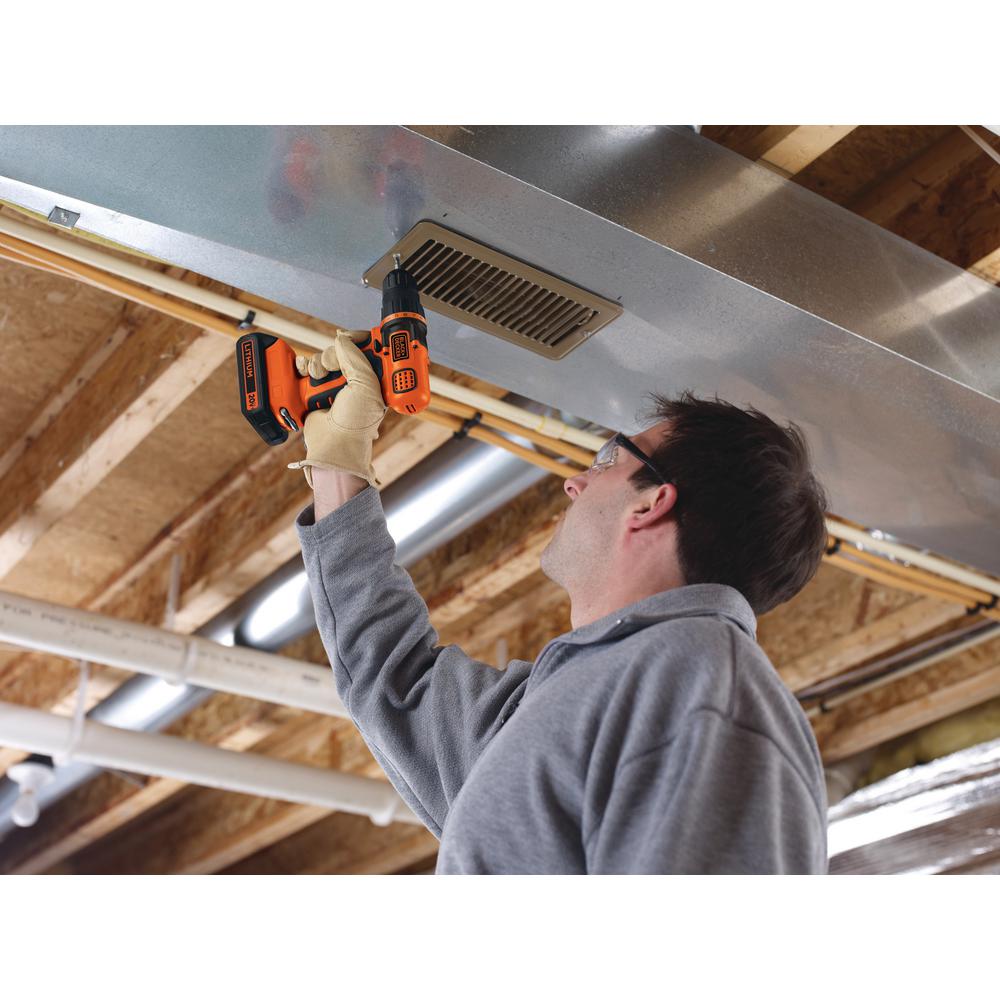 20-Volt MAX Lithium-Ion Cordless Drill and Project Kit with Battery 1.5Ah, Charger and Kit Bag - Super Arbor