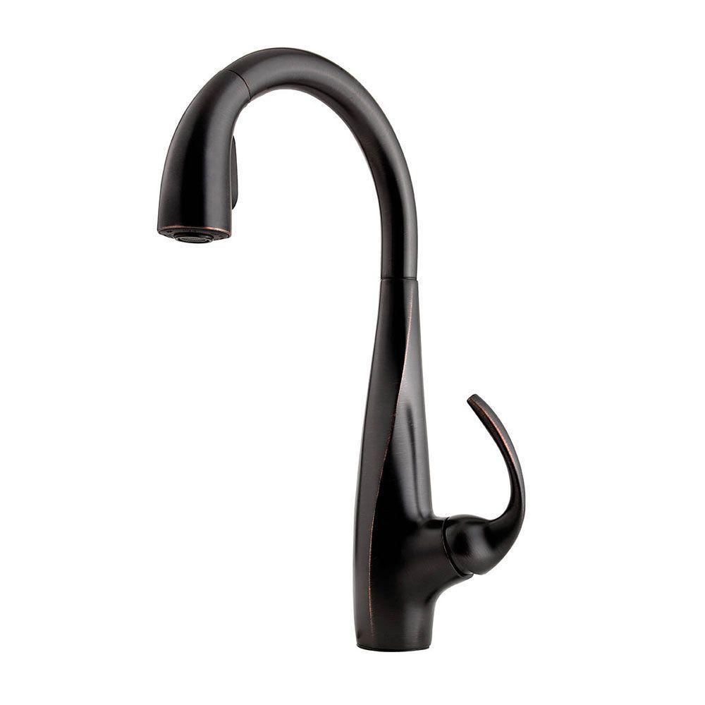 Avanti Single-Handle Pull-Down Sprayer Kitchen Faucet in Stainless Steel - Super Arbor