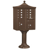Regency Decorative 12-Compartment Post-Mount Cluster Box Unit - Super Arbor