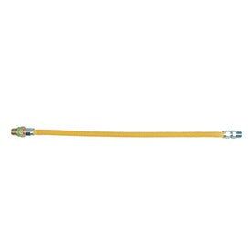BrassCraft 24-in L 1/2-in Pipe Thread Inlet x 1/2-in Outlet Stainless Steel Gas Connector
