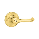 Dorian Satin Nickel Privacy Bed/Bath Door Lever with Microban Antimicrobial Technology - Super Arbor