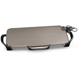 264 sq. in. Black Ceramic Electric Griddle with Temperature Sensor