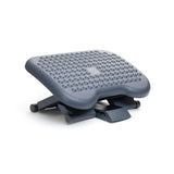 2 Pack Black Plastic Adjustable Height Ergonomic Foot Rest - Super Arbor
