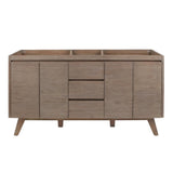 Coventry 72 in. Vanity Cabinet Only in Gray Teak - Super Arbor