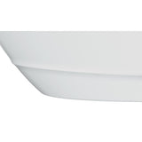 Johanna 59 in. x 30 in. Acrylic Flatbottom Freestanding Soaking Bathtub in White - Super Arbor