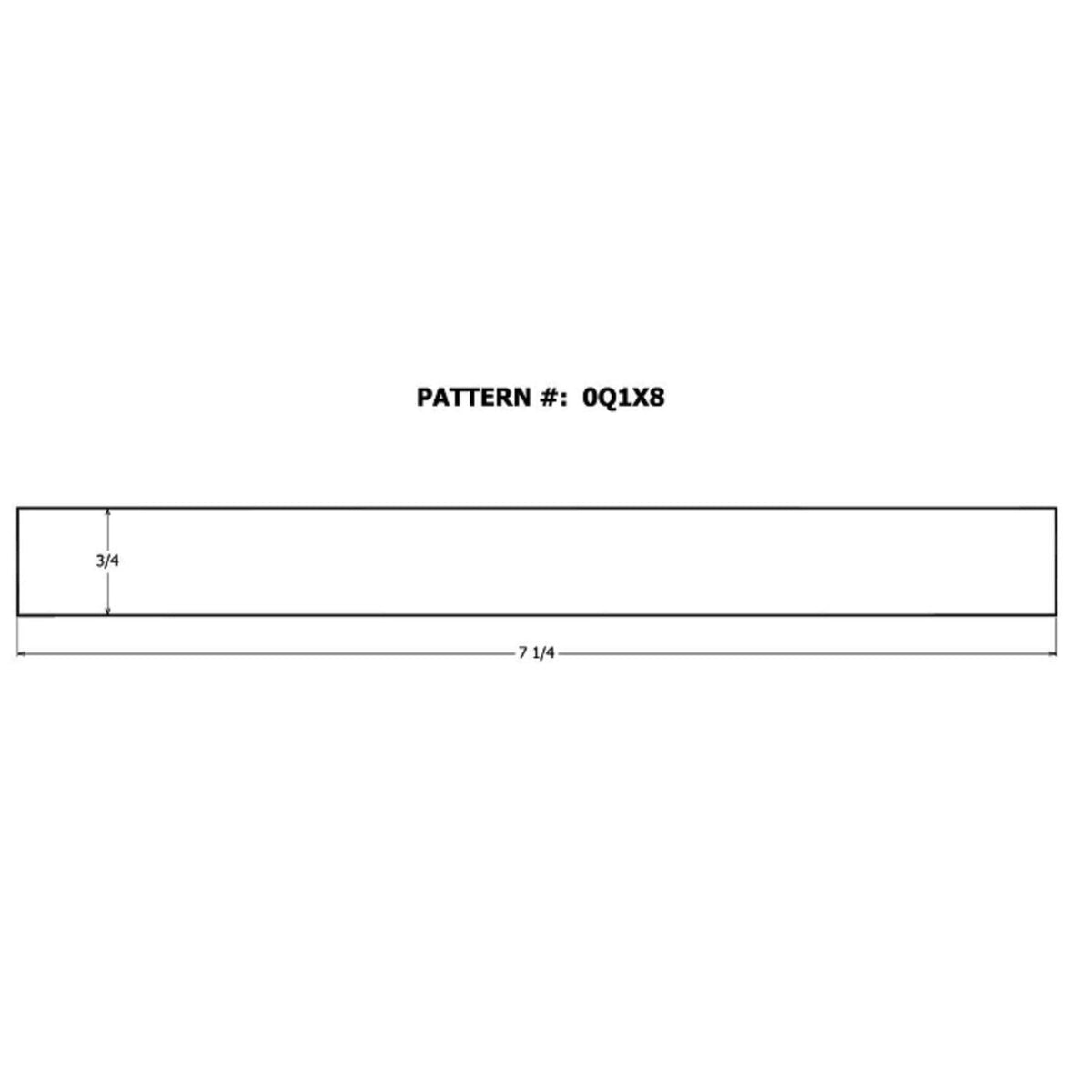 Alexandria Moulding 1 in. T x 8 in. W x 6 ft. L Pine Board