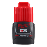 Milwaukee M12 FUEL 12V Lithium‑Ion Brushless Cordless 3/8 in. Extended Reach High Speed Ratchet Kit (2569‑21)