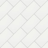 Merola Tile Projectos 7-3/4 in. x 3-7/8 in. Neve Matte Ceramic Subway Floor and Wall Tile (11.46 sq. ft. / case)