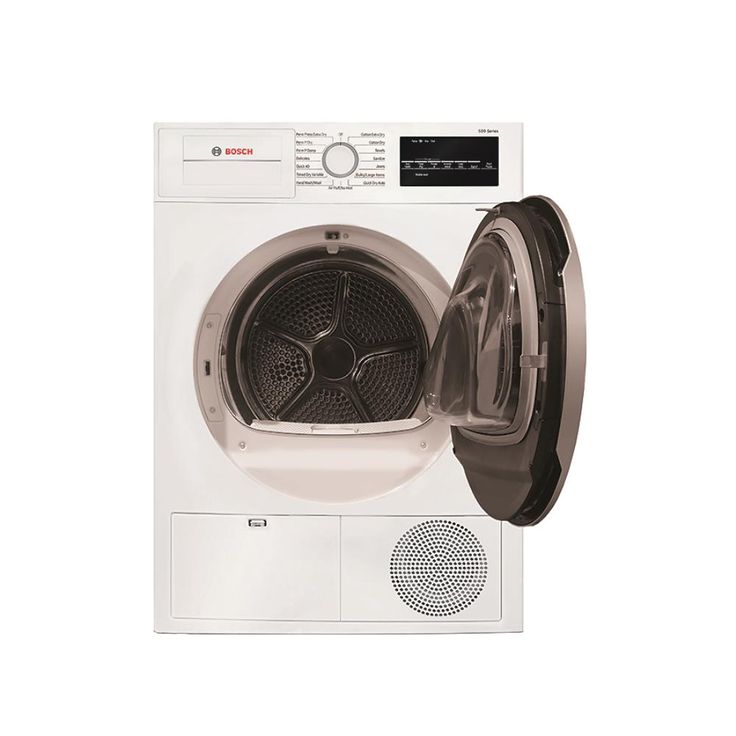 Bosch 500 4-cu ft Stackable Ventless Electric Dryer (White) ENERGY STAR