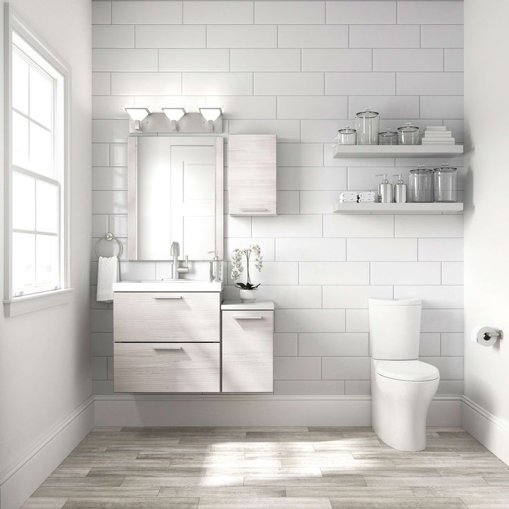Style Selections Acadia 24-in White Single Sink Bathroom Vanity with White Cultured Marble Top
