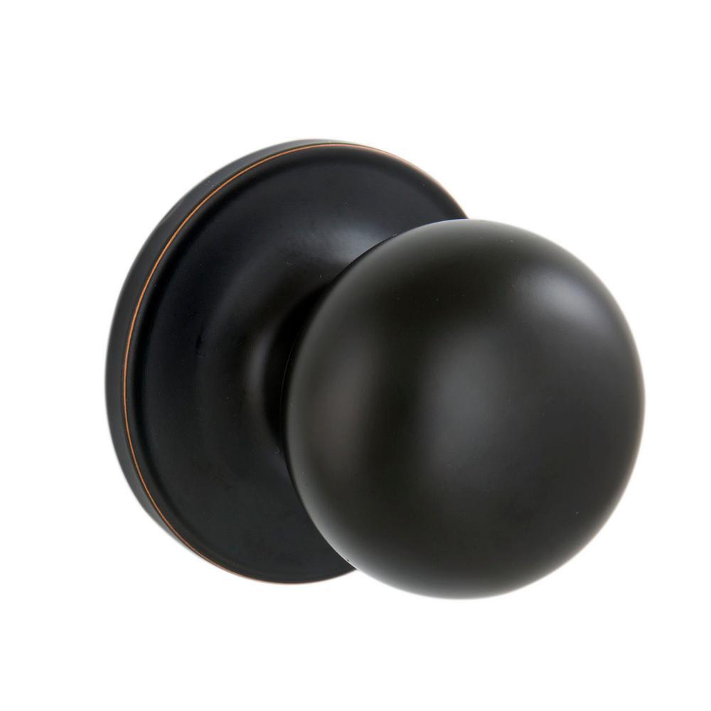 Jeffir Aged Bronze Hall/Closet Passage Door Knob - Super Arbor