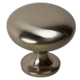 1-1/8 in. Dia Satin Gold Classic Round Cabinet Knobs (10-Pack) - Super Arbor
