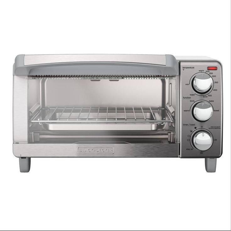 4-Slice Stainless Steel Toaster Oven