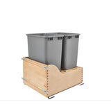 Rev-A-Shelf 50-Quart Plastic Soft Close Pull Out Trash Can