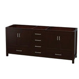 Sheffield 59 in. Double Vanity Cabinet Only in White - Super Arbor